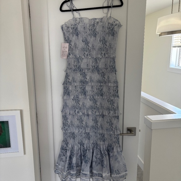V Chapman Geranium Dress Light Blue 12 NWT - Picture 5 of 11